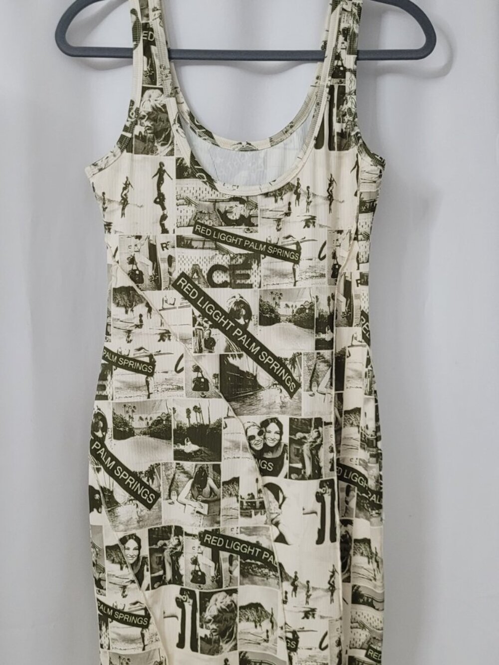Pretty Garbage Vintage Photo Collage Print Bodycon Mini Dress - Picture 2 of 11